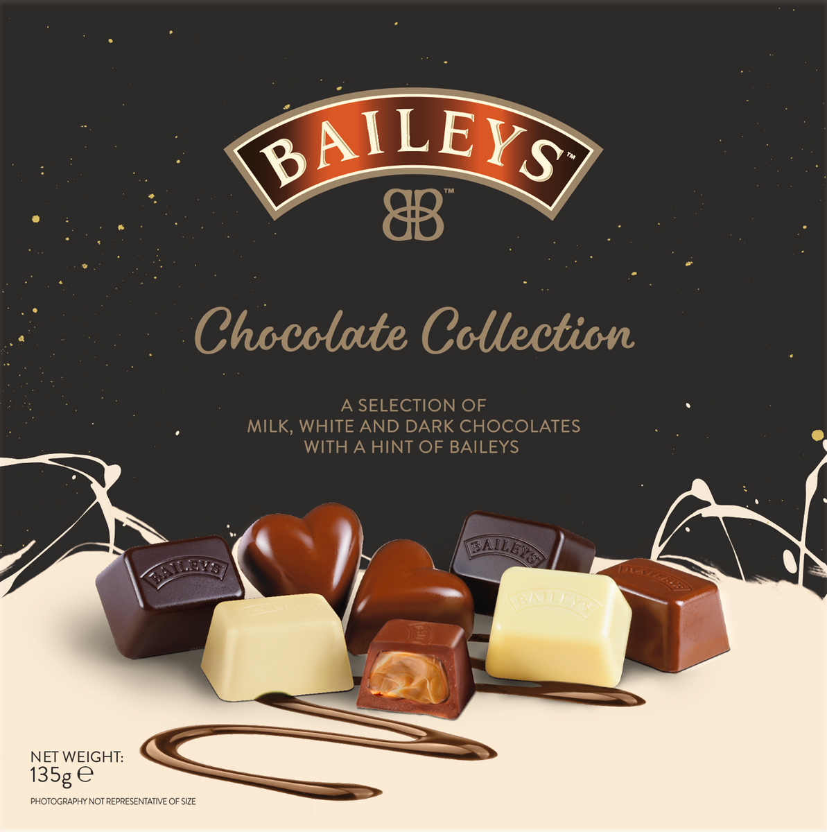 Baileys Chocolate Collection 135g New Packaging- Case of 6 – GoodiBox