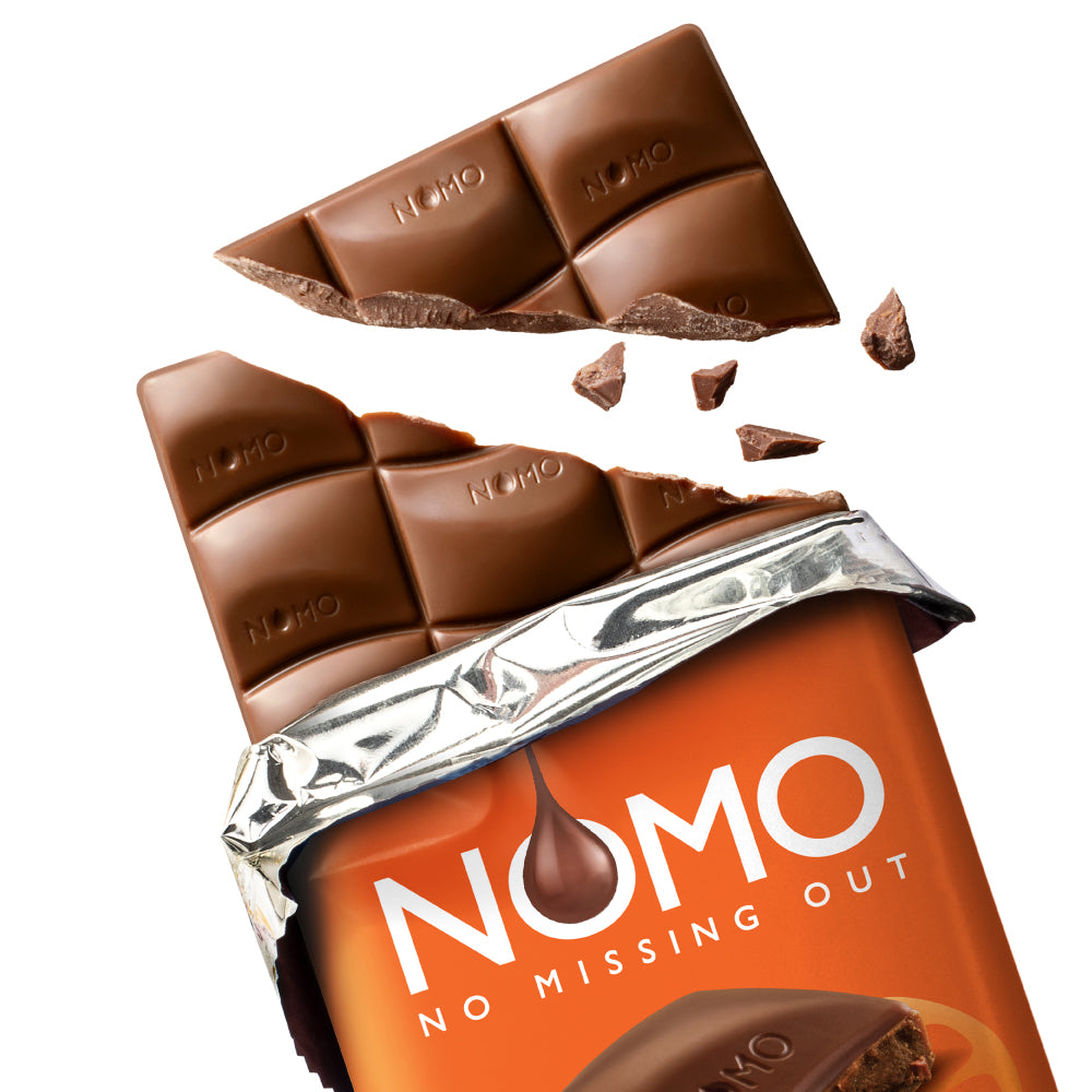 NOMO Orange Chocolate Bars 82G - Case of 12 – GoodiBox